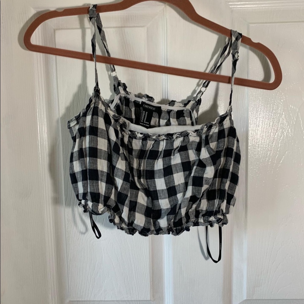 Forever 21 cropped top/ bra type